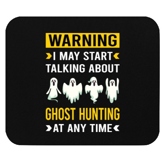 Warning Ghost Hunting Hunter Paranormal Mouse Pads