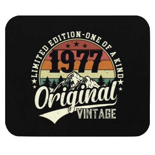 1977 Vintage Birthday Gift Mouse Pads