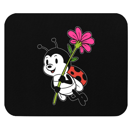 Cute Ladybug Nature Lover Gift Mouse Pads
