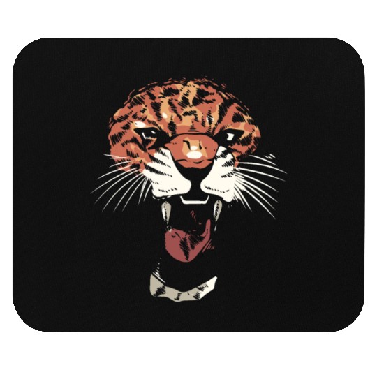 Angry Jaguar Zoologist Gift Mouse Pads