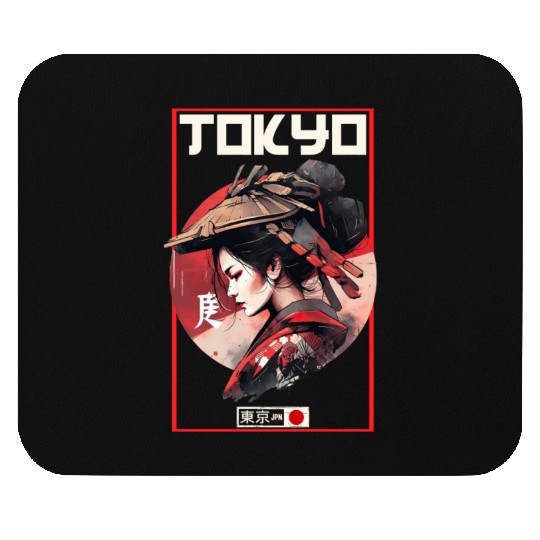 Asia 80s Japanese Retro Samurais Samurai Mouse Pads