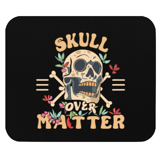Totenkopf Skull Skulls Totenschädel Spruch Mouse Pads