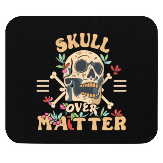 Totenkopf Skull Skulls Totenschädel Spruch Mouse Pads