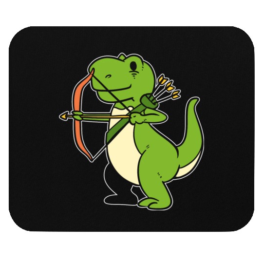 Dinosaur Archery Bowman Gift Mouse Pads