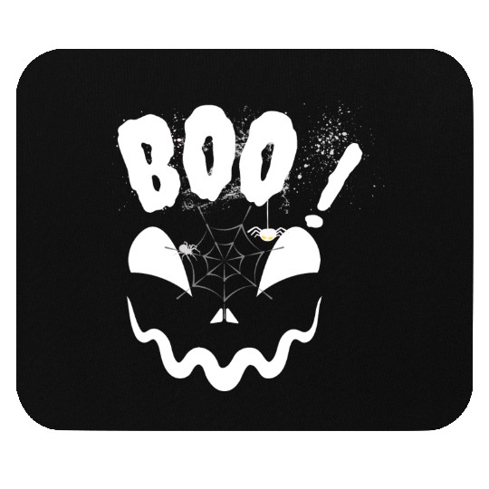 Boo Halloween day Mouse Pads
