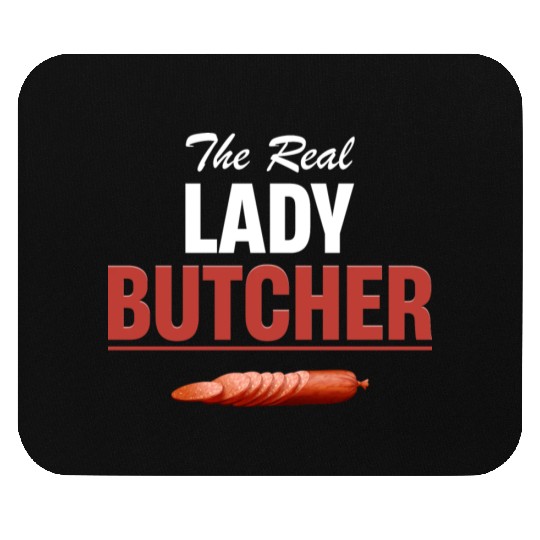 The Real Lady Butcher Barbecue Pork Dishes Mouse Pads