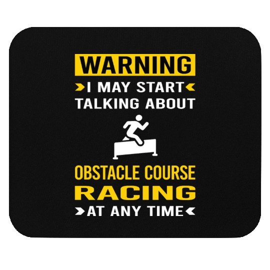 Warning Obstacle Course Racing Race OCR Mouse Pads