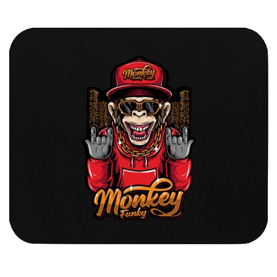 MONKEY FUNKY RETRO Mouse Pads DESIGN