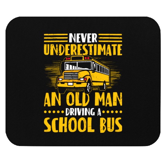 School Bus Driver Mouse Pads