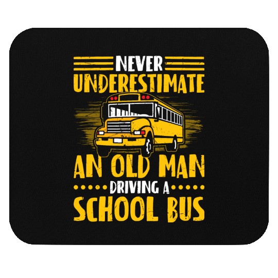 School Bus Driver Mouse Pads