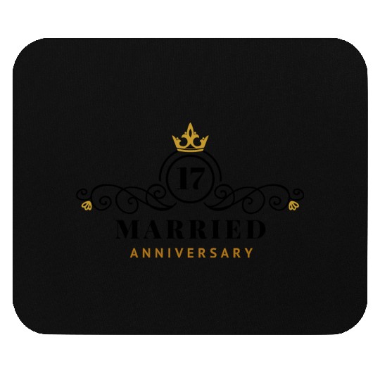 17th Wedding Anniversary Mouse Pads