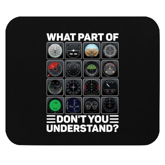 Airline Aircraft Airplane Instruments Indicators Mouse Pads