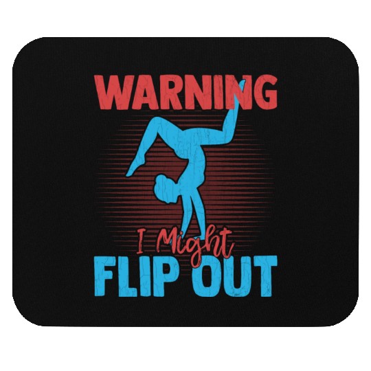 Warning I Might Flip Out Cheerleading Cheerleader Mouse Pads