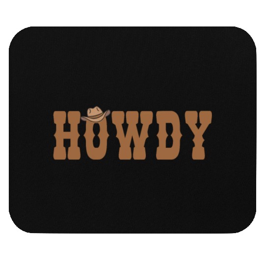 Howdy Rodeo Western Country Southern Mouse Pads