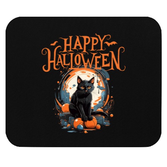 Midnight Whiskers! Mouse Pads