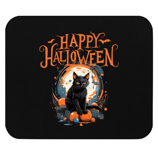Midnight Whiskers! Mouse Pads