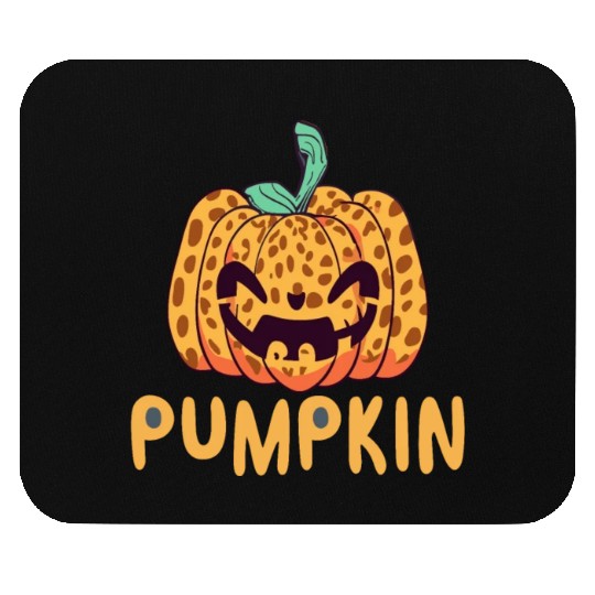 Giant Jack O' Lantern Face | Halloween Pumpkin Mouse Pads