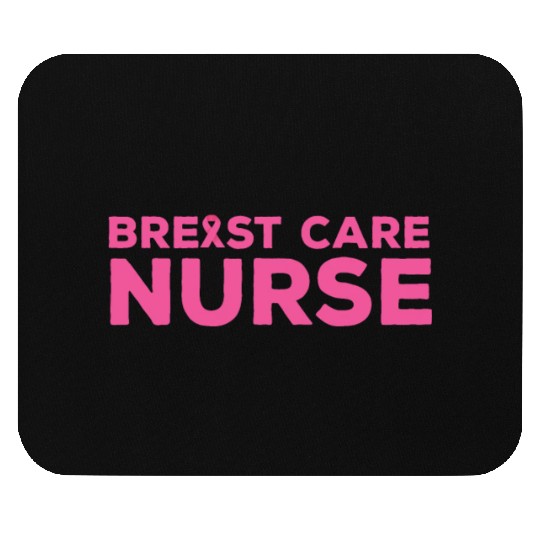 Breast Care Nurse Pink Ribbon Mouse Pads
