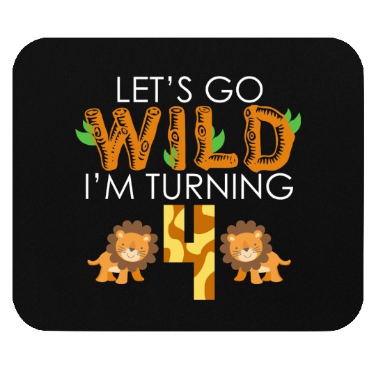 TURNING 4 BIRTHDAY Mouse Pads