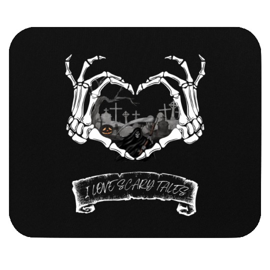 Halloween, love scary tales Mouse Pads
