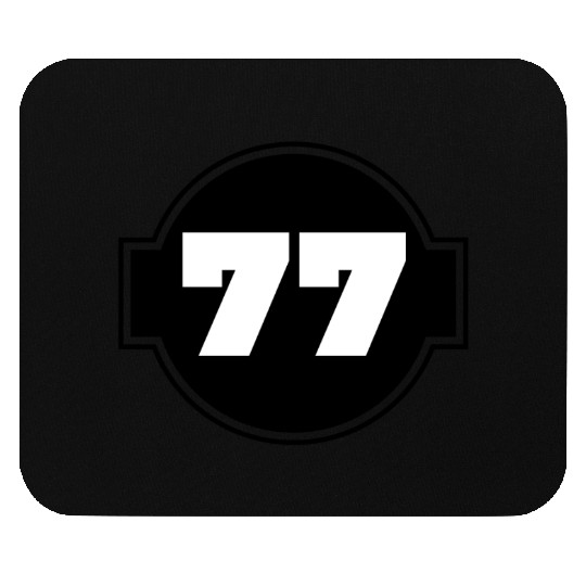 Congratulations 77 Years - Number Seventy-Seven Mouse Pads