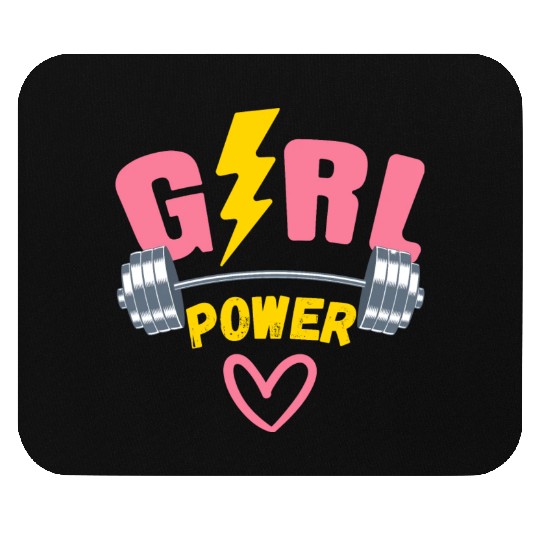 Pink Lightning Modern Power Women s Power Mouse Pads