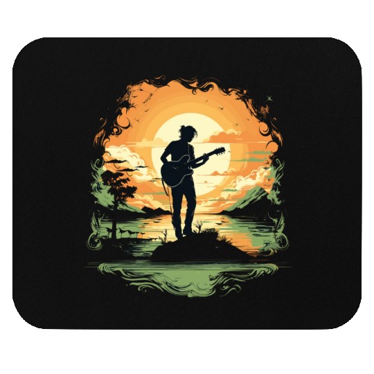 Guitarist Guitar - Guitar Player Gift Mouse Pads