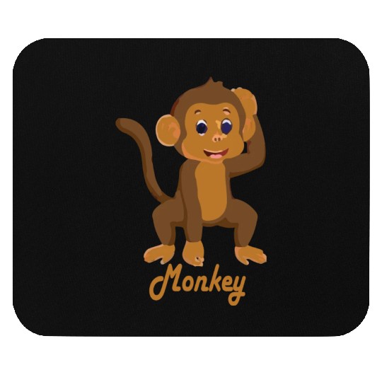 Monkey Mouse Pads design