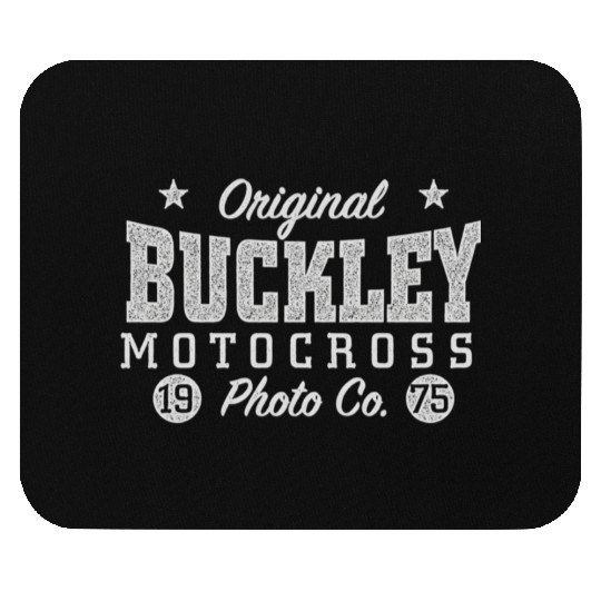 Original Buckley Motocross Photo Co Mouse Pads