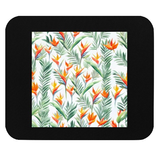 Retro Heliconia Mouse Pads