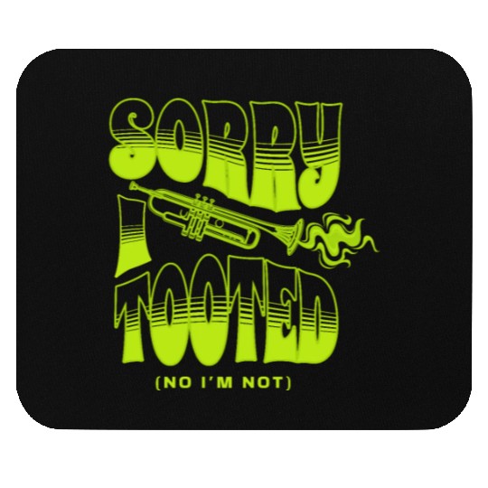 Funny Trumpet Player Music Teacher Marching Band Mouse Pads