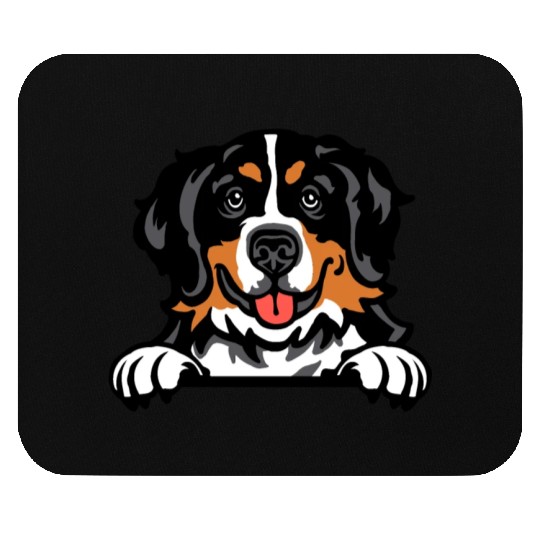 Bernese Mountain Dog Mouse Pads