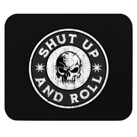 Vintage Funny Jiu Jitsu BJJ Skull Martial Arts Mouse Pads