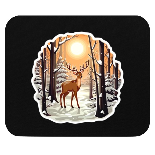 Deer in Forest Mouse Pads