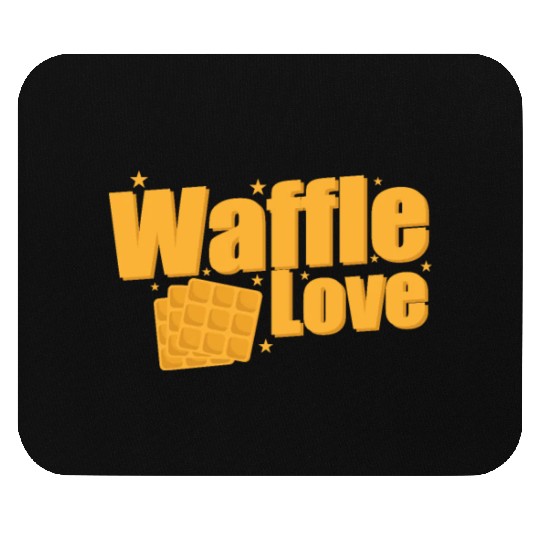 Waffle Love Snack Pastry Baker Mouse Pads