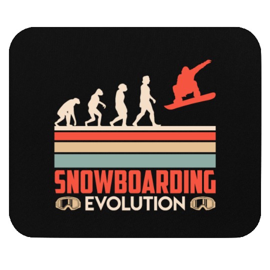 Evolution Snowboard Mouse Pads Winter Park Snowboard