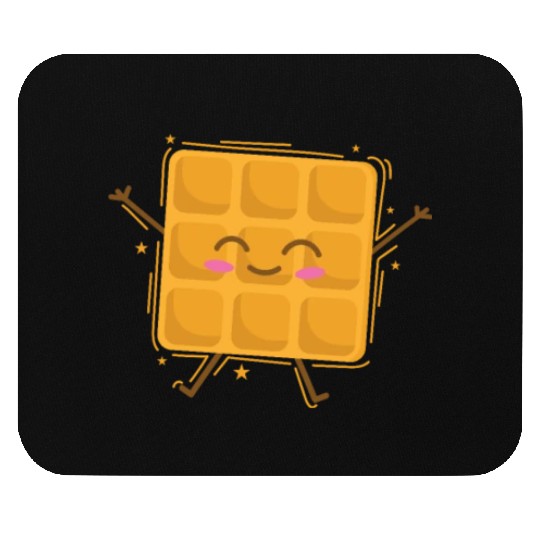 funny Waffle Pastry Baker Dough Mouse Pads
