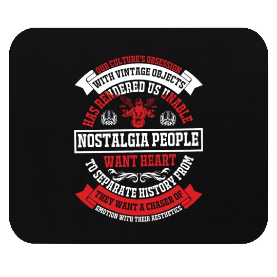Nostalgia People Wants Hearts Mouse Pads