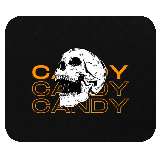 Candy Candy Candy Skull Mouse Pads
