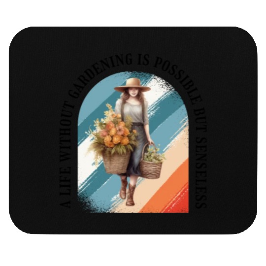 Gardening Garden-plants Florists-Gardener women Mouse Pads