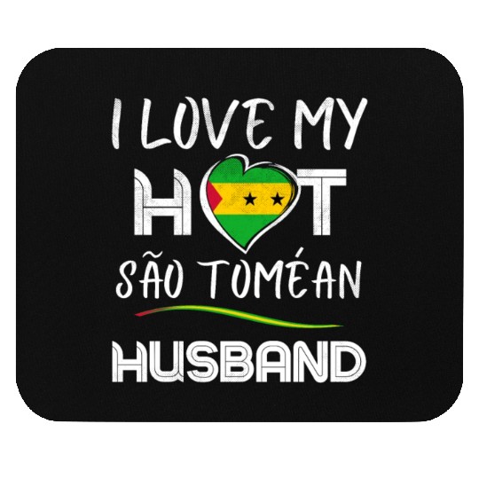 São Toméan Husband Proud Wife Mouse Pads