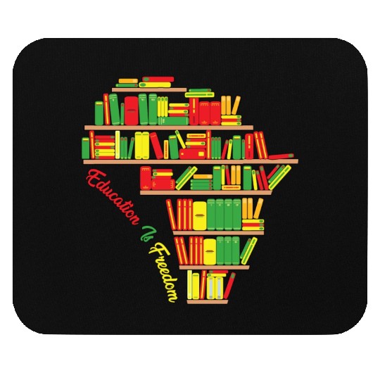 Education Is Freedom Juneteenth Reading Book Lover Mouse Pads