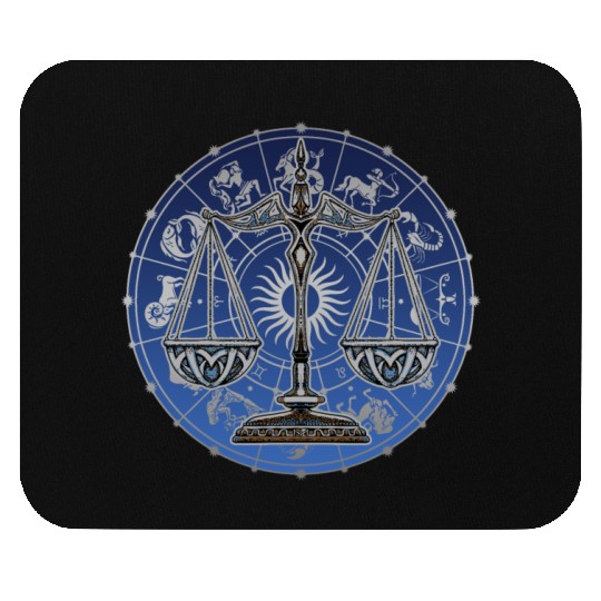 Libra Zodiac star sign horoscope Astrology Mouse Pads