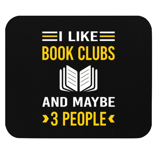 3 People Book Club Read Reader Reading Books Mouse Pads