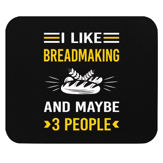 3 People Breadmaking Bread Making Mouse Pads
