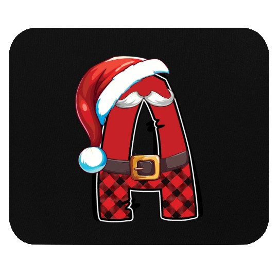 A Christmas Alphabet Letters Sublimation Mouse Pads