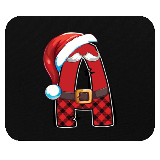 A Christmas Alphabet Letters Sublimation Mouse Pads