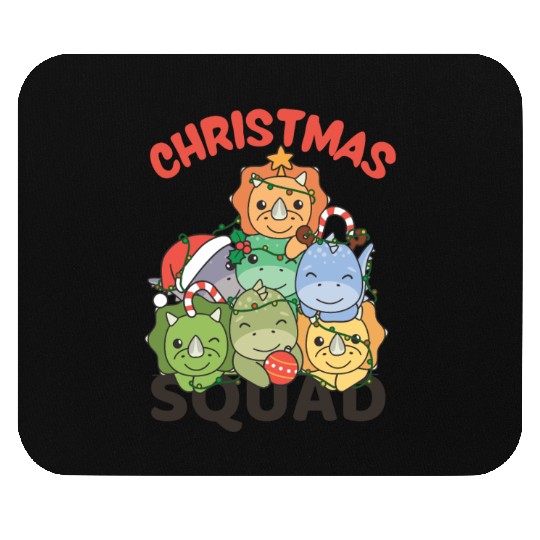Dinosaur Christmas Tree Christmas Squad Dinos Mouse Pads