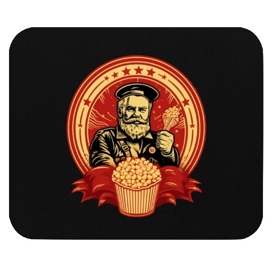 Popcorn Communist Propaganda #1 Mouse Pads