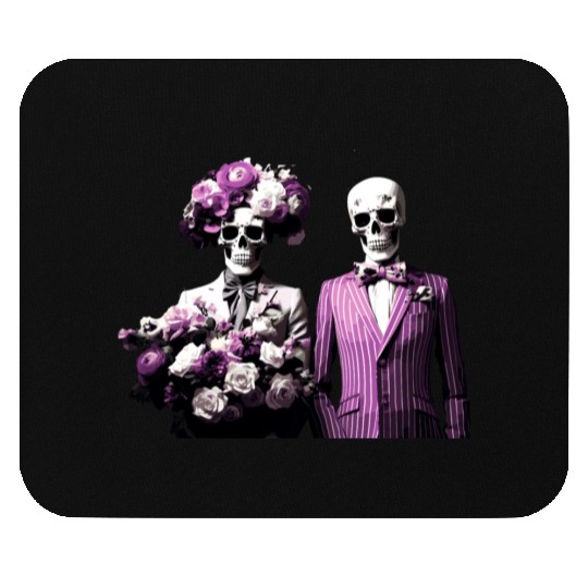Macabre Romance A Portrait of Love After Death Mouse Pads